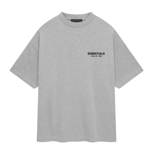 Fear of God Essentials Jersey Crewneck T-Shirt ( Light Heather Gray)