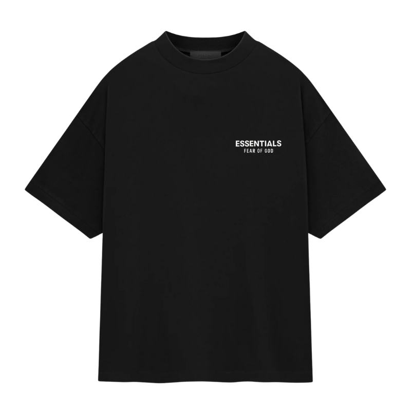 Fear of God Essentials Jersey Crewneck T-Shirt (Black)