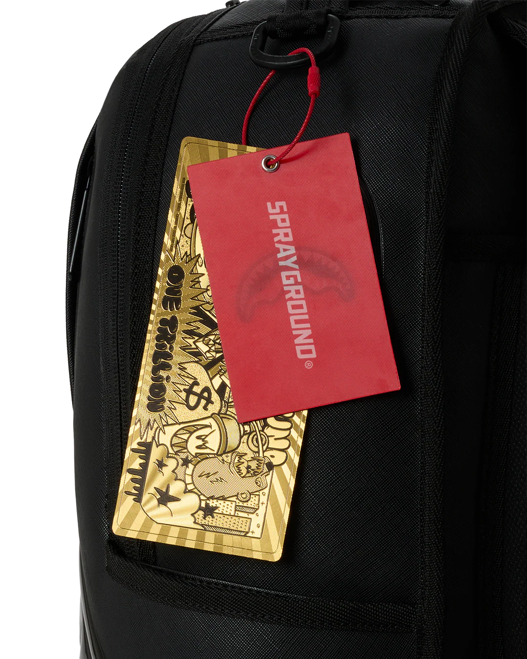 Sprayground Glossy Bossy Black Metallic Backpack