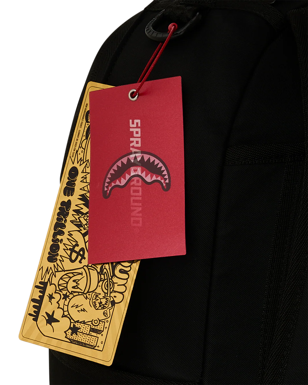 Sprayground Shark Central 2 - Black White Backpack