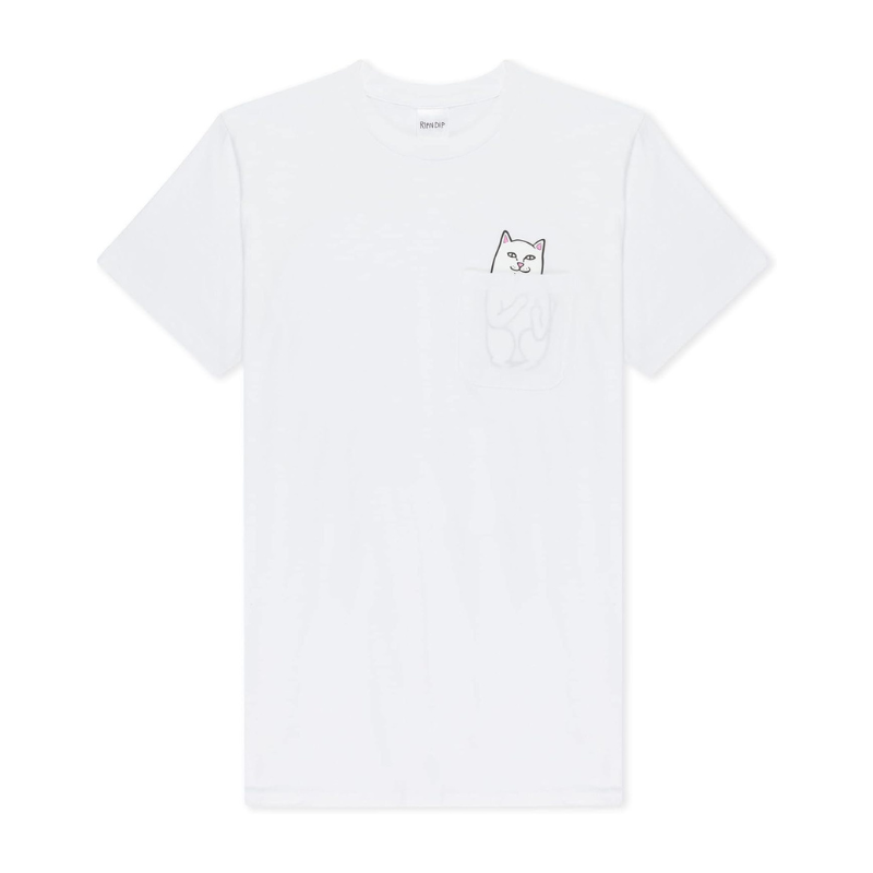 RIPNDIP Lord Nermal SS Pocket Tee (White)
