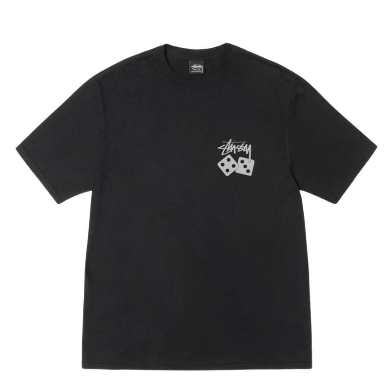 Stussy Dice Tee Pigment Dyed (Black)
