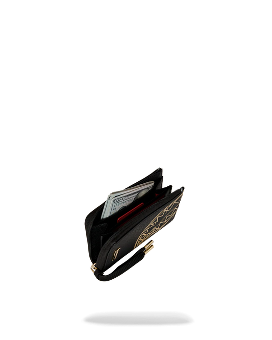 Sprayground Gold Fang Wallet