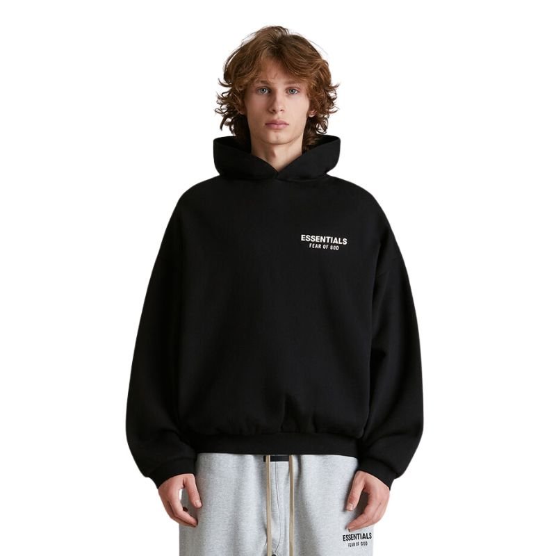 Fear of God Essentials Fleece Hoodie (Black)