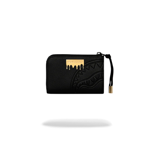 Sprayground Gold Brick Drip Wallet
