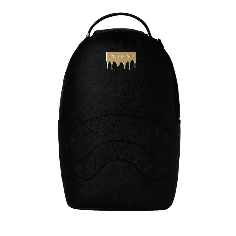 Sprayground Gold Brick Drip Backpack