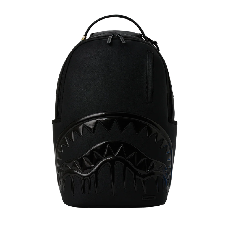 Sprayground Glossy Bossy Black Metallic Backpack