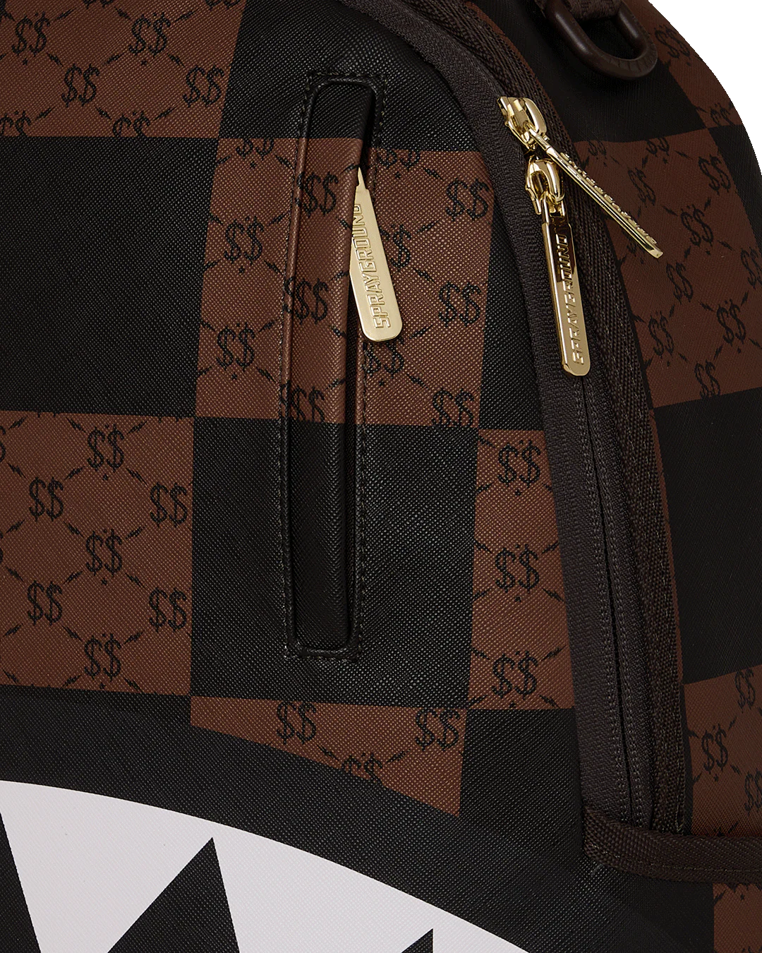 Sprayground That Big Check Shark Backpack