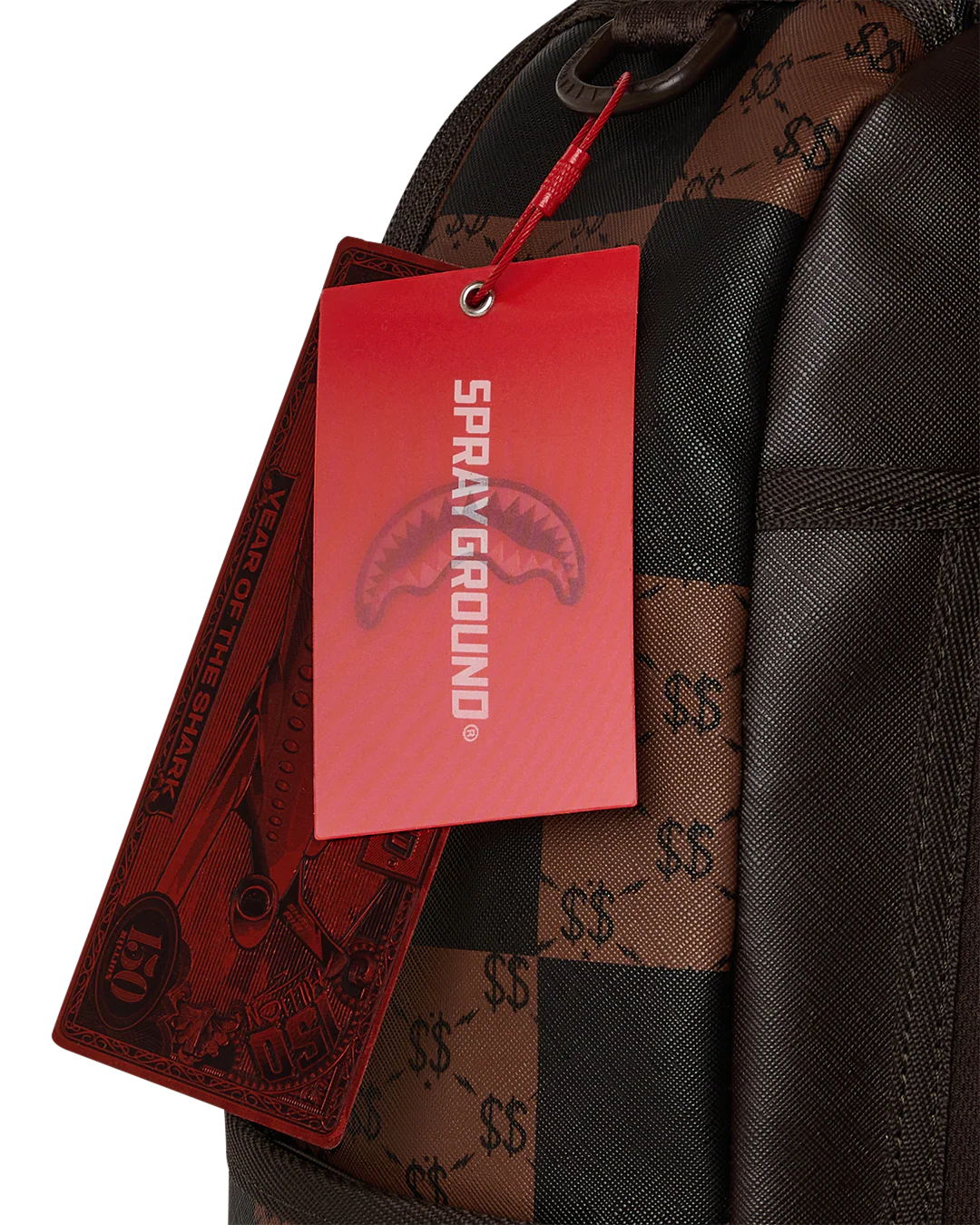 Sprayground That Big Check Shark Backpack
