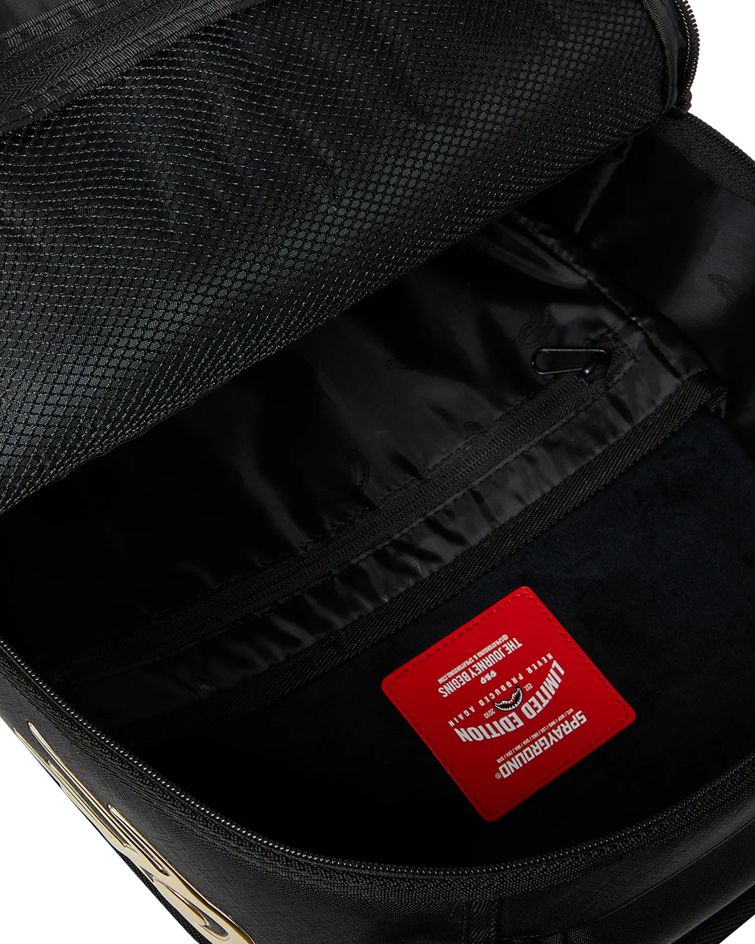 Sprayground Goldheart Shark Drip Backpack