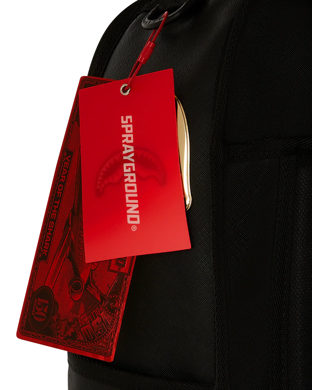Sprayground Goldheart Shark Drip Backpack