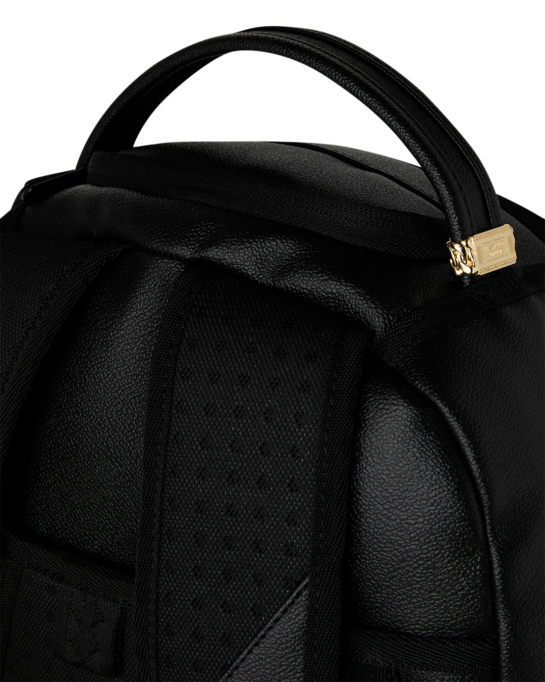 Sprayground Gold Brick Drip Backpack