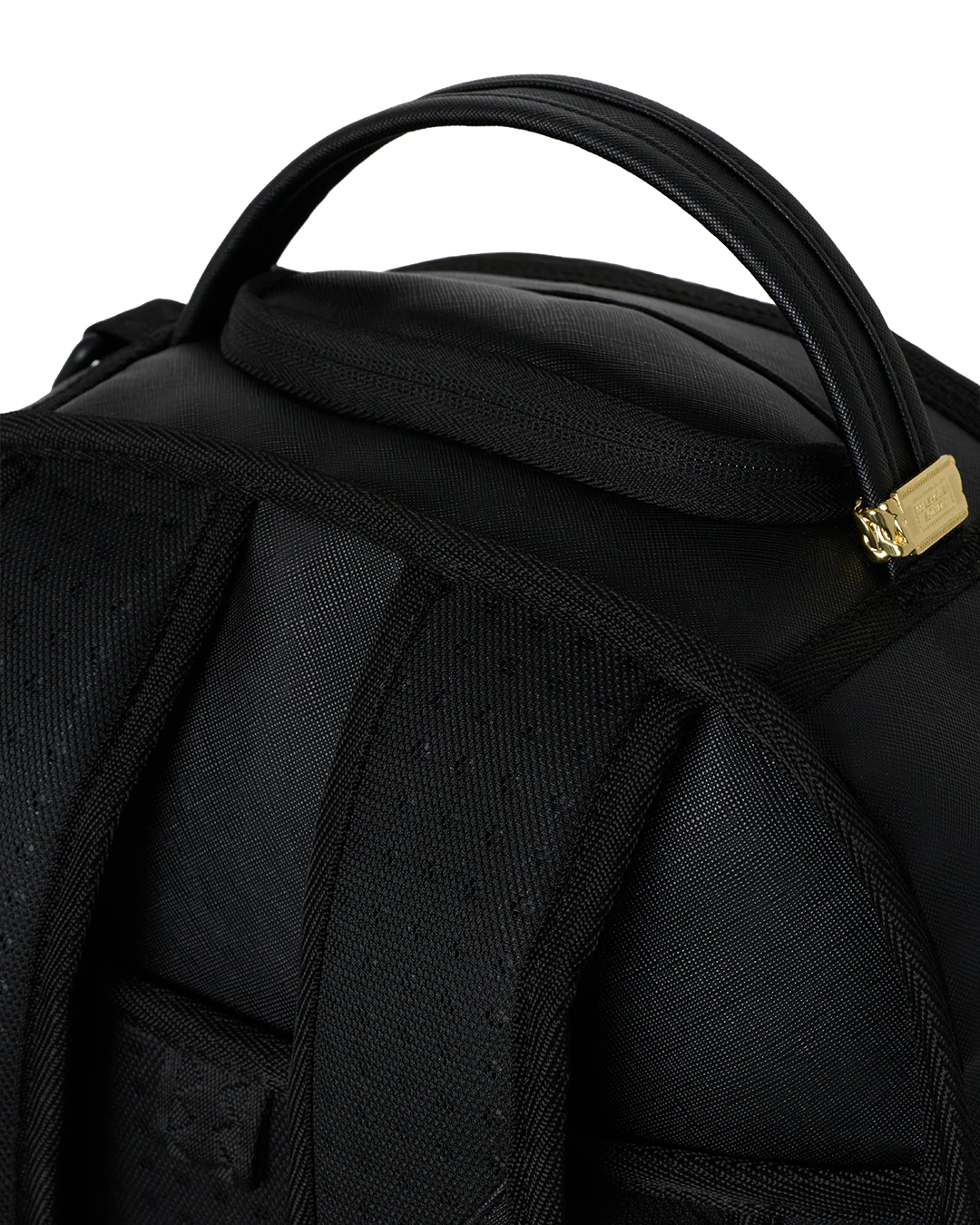 Sprayground Glossy Bossy Black Metallic Backpack