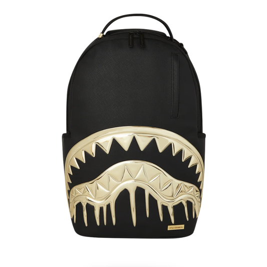 Sprayground Goldheart Shark Drip Backpack