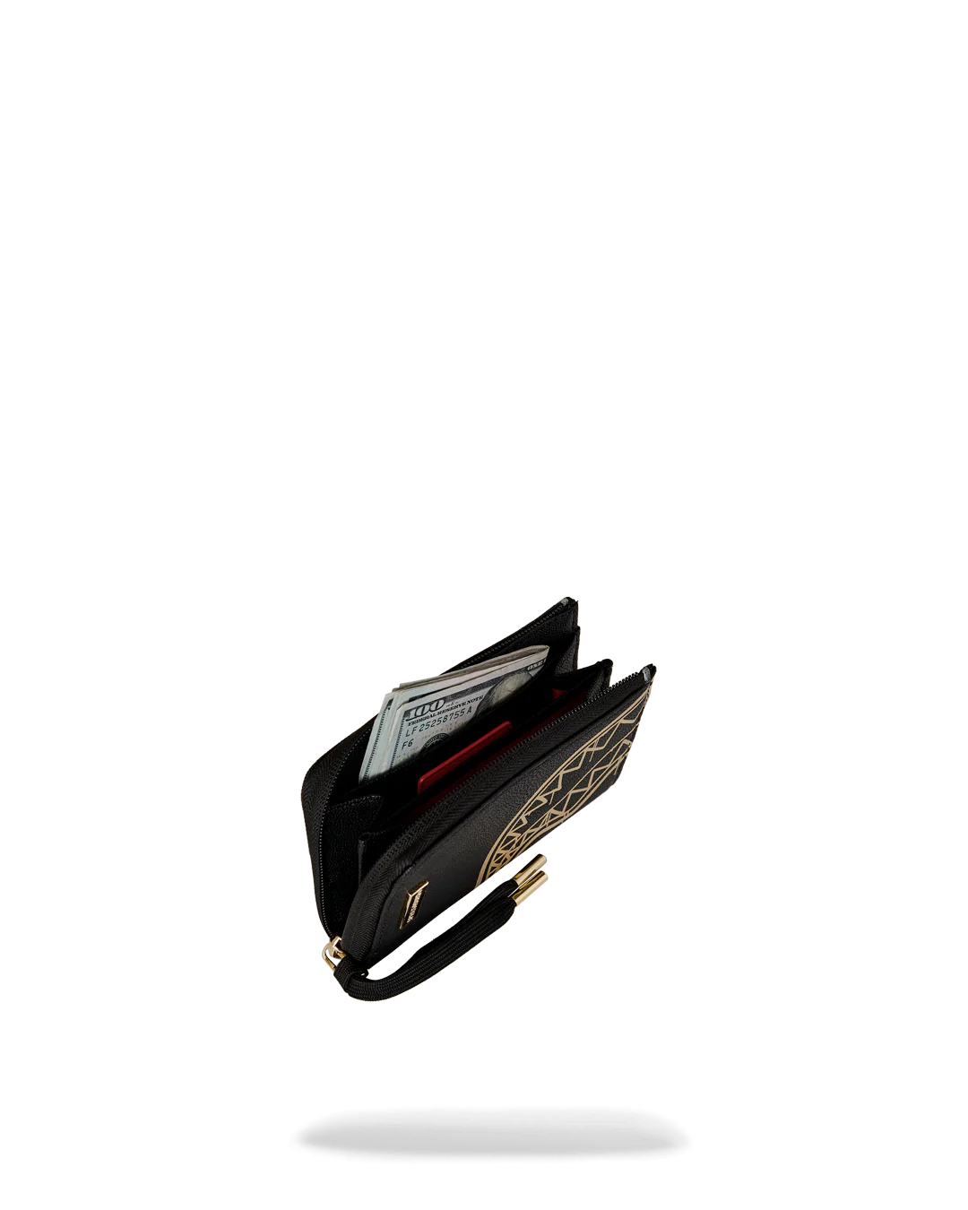 Sprayground Gold Fang Wallet
